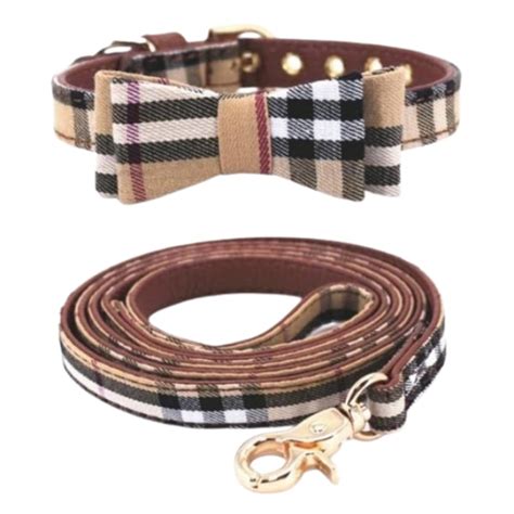 burberry puppy harness|burberry bow tie dog collar.